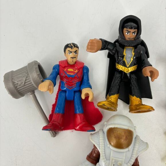 Fisher-Price Imaginext Action Figure 7 Piece Lot Gorilla Black Adam Batman +More - Picture 5 of 12